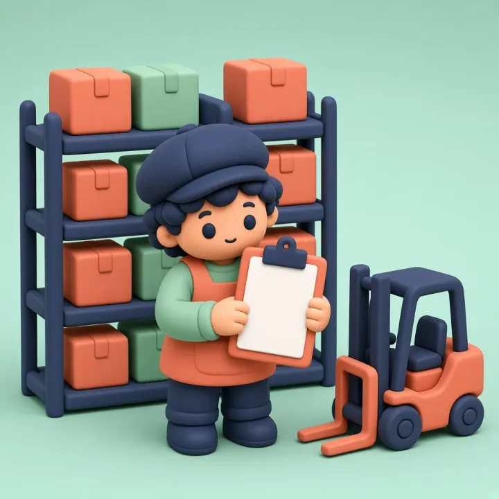 Klei-dozen op een pallet naast een laptop met een zakelijke bestelpagina.